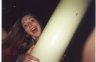 Anna practices her pole dancing with the world's largest leek